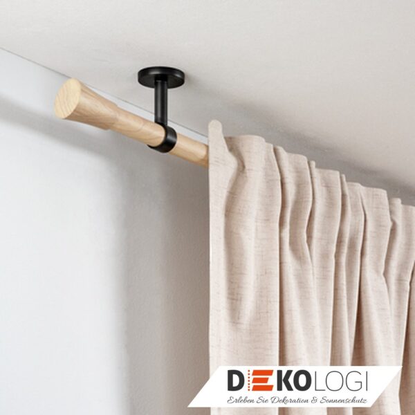 Endstück Denver Cone für Ø 25 mm – Holz-Optik/Braun