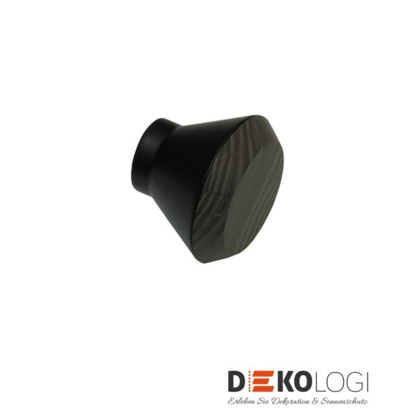 Endstück Denver Stamp für Ø 25 mm – Holz-Optik/Grau