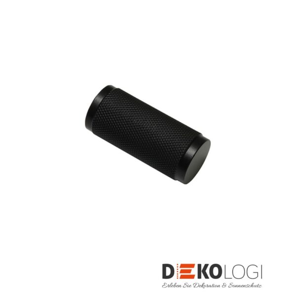 Endstück Denver Zylinder Grip für Ø 25 mm – Schwarz