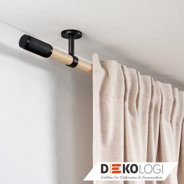 Endstück Denver Zylinder Grip für Ø 25 mm – Schwarz
