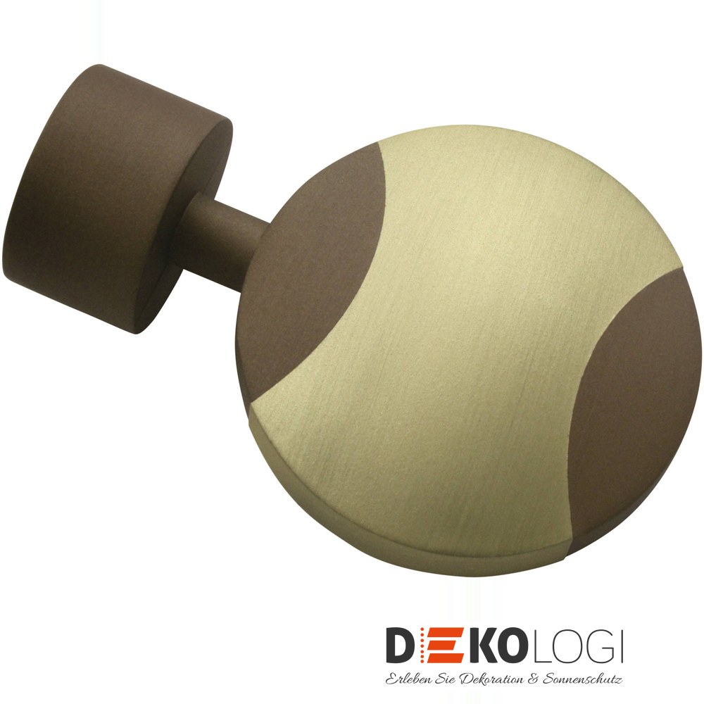 Endstück Disc für Ø 19 mm – Cappuccino