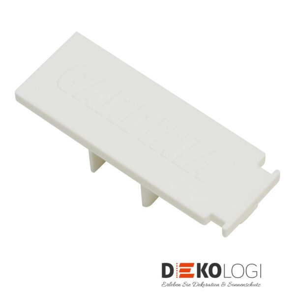 Endstück für Vorhangschiene GE/GK – Weiß GE1 & GK1