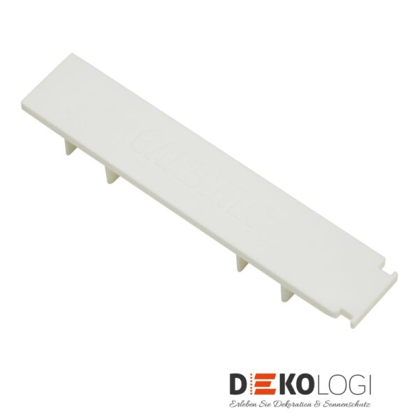 Endstück für Vorhangschiene GE/GK – Weiß GE2 & GK2