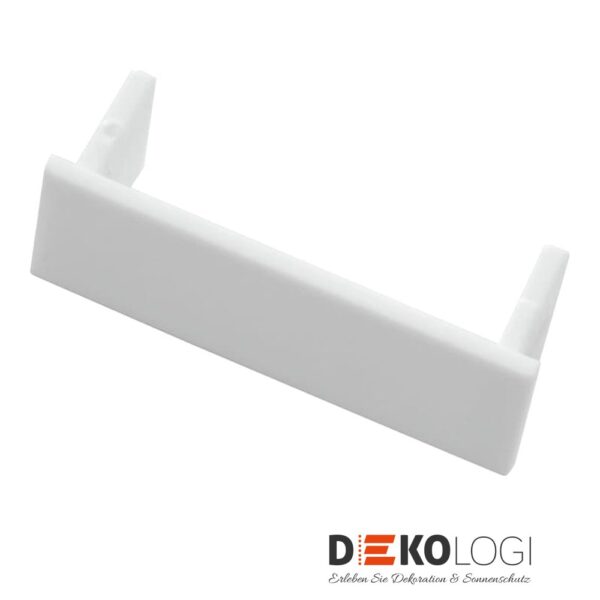 Endstück für Vorhangschiene Slim Line – Weiß 1-Lauf