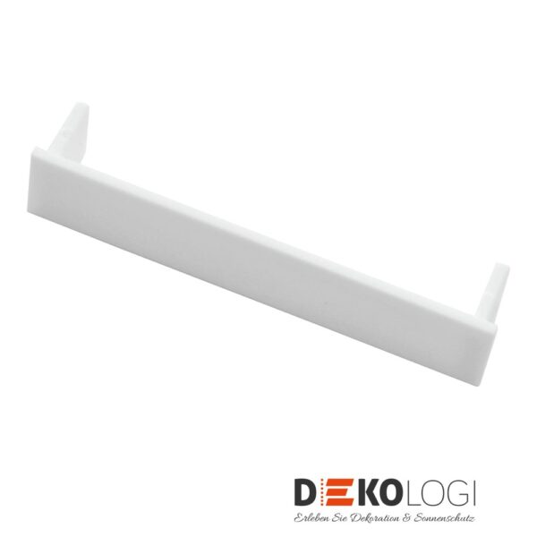 Endstück für Vorhangschiene Slim Line – Weiß 2-Lauf
