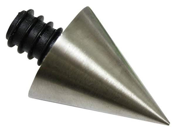 Endstück Kegel für Ø 12 mm in Edelstahl-Optik