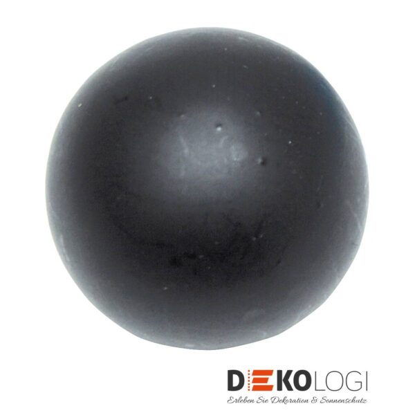 Endstück Kugel für Ø 16 mm – Schwarz-Matt