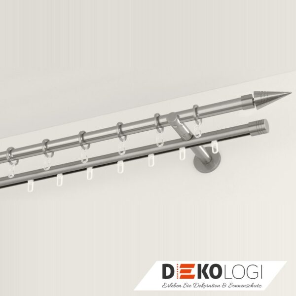 Endstück Spitze für Ø 20 mm – Edelstahl-Optik