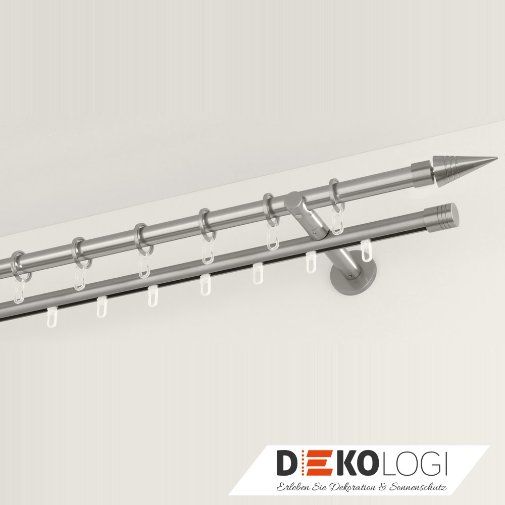 Endstück Spitze für Ø 20 mm – Edelstahl-Optik