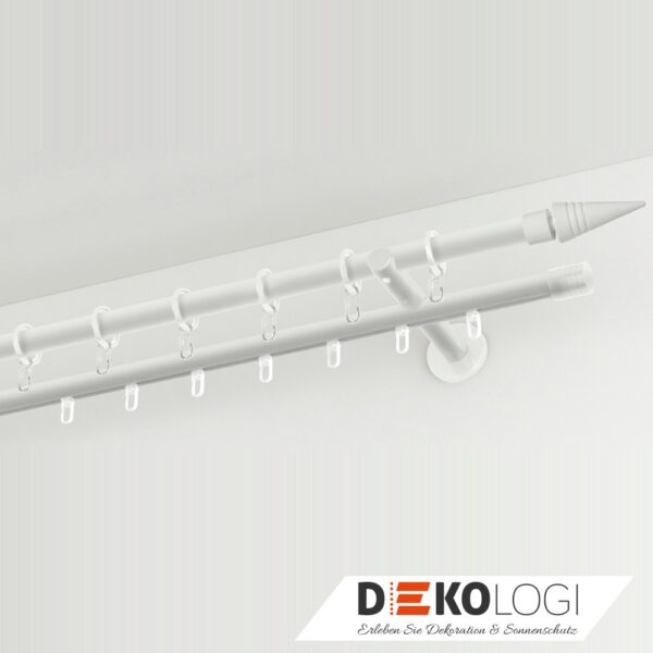 Endstück Spitze für Ø 20 mm – Weiß