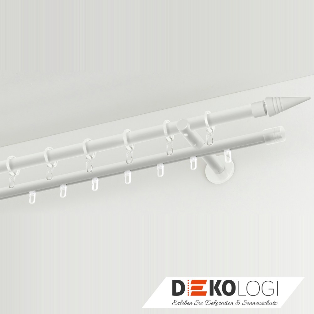 Endstück Spitze für Ø 20 mm – Weiß