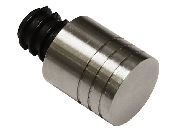 Endstück Zylinder für Ø 12 mm in Edelstahl-Optik
