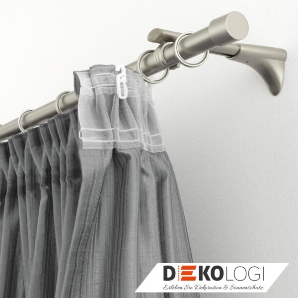 Faltenlegehaken POM-Qualität – Weiß 5,3 mm