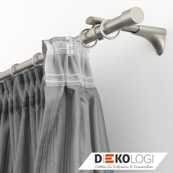Faltenlegehaken Transparent – Transparent 6,4 mm
