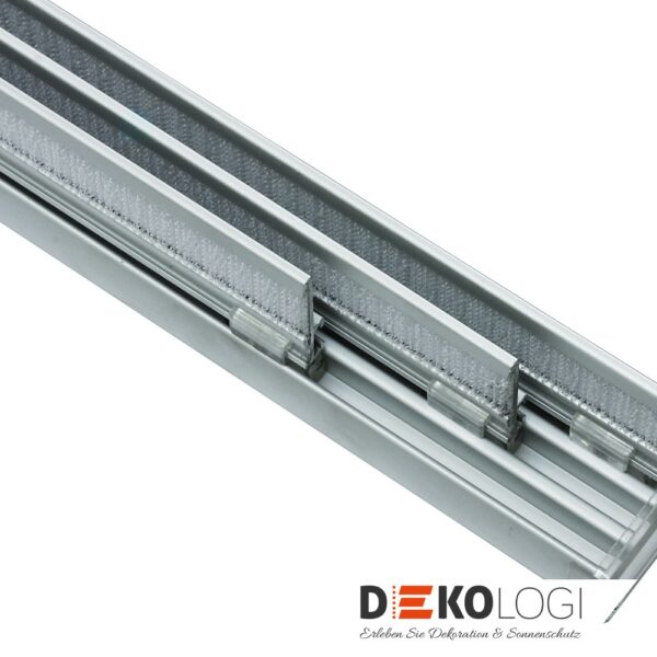 Flächenvorhangschienen-Set Komfort – Aluminium 3-Lauf, 170 cm