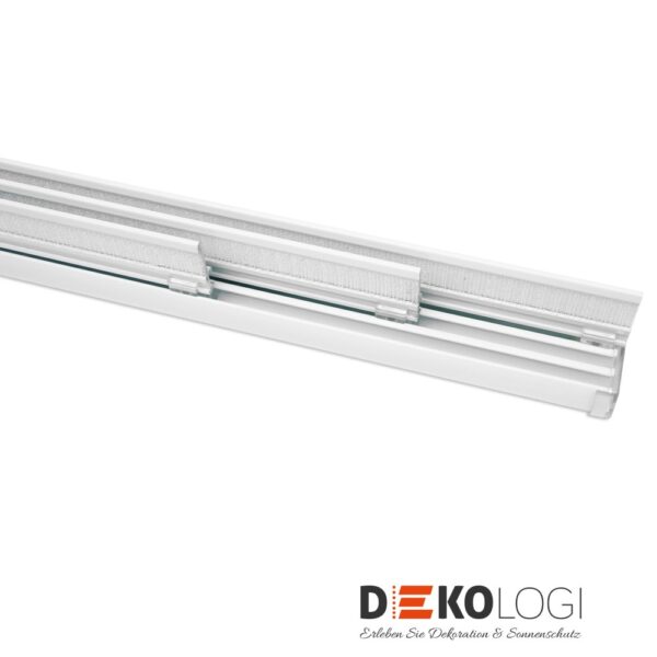 Flächenvorhangschienen-Set Komfort – Weiß 3-Lauf, 170 cm