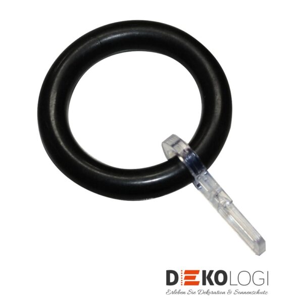 Gardinenringe für Ø 28 mm – Schwarz
