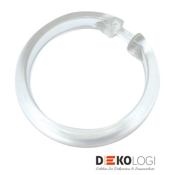 Gardinenringe für Ø 28 mm – Transparent