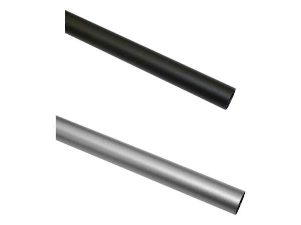 Gardinenstange Industrial Home in Schwarz und Silber