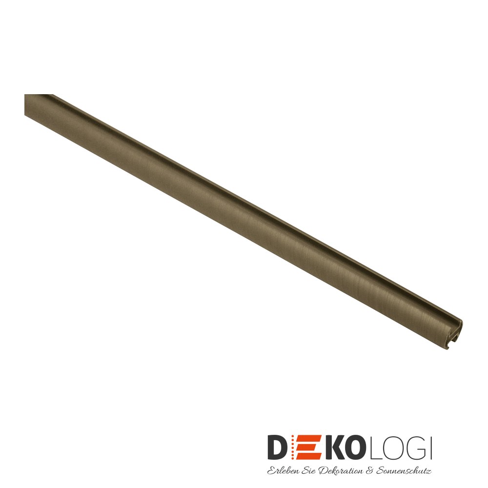 Gardinenstange Kira mit Innenlauf II Ø 19 mm – Cappuccino