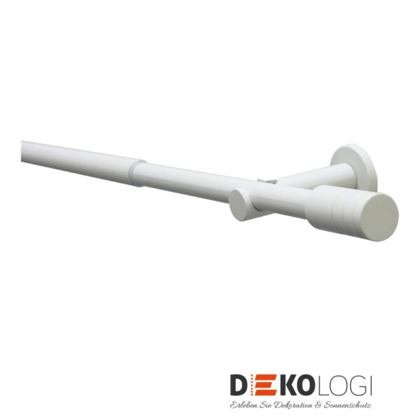 Gardinenstangen-Set Elba Zylinder Ø 16/19 mm – Ivory
