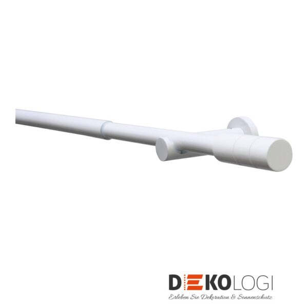 Gardinenstangen-Set Kreta Ø 16/19 mm – Weiß