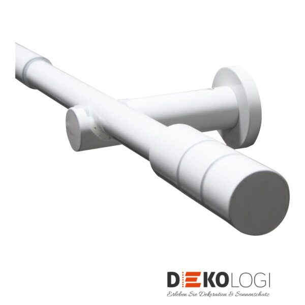 Gardinenstangen-Set Kreta Ø 16/19 mm – Weiß