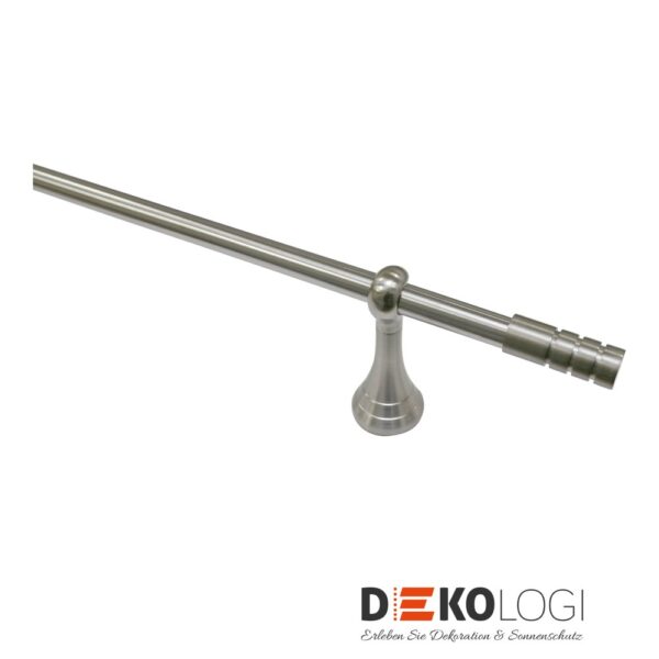 Gardinenstangen-Set Pinto Ø 19 mm – Edelstahl-Optik