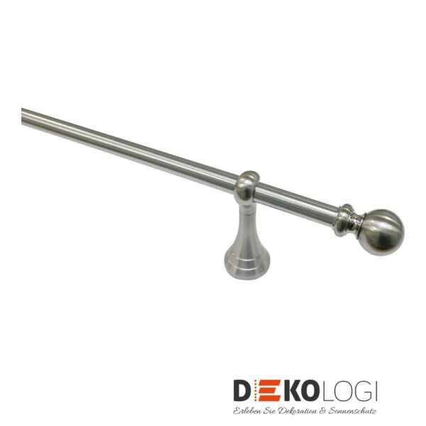 Gardinenstangen-Set Polaris Ø 19 mm – Edelstahl-Optik