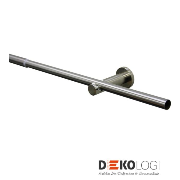Gardinenstangen-Set Sol Ø 16/19 mm – Edelstahl-Optik