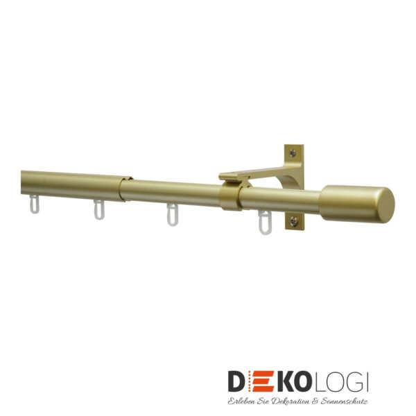Gardinenstangen-Set Thasos Ø 19/22 mm – Gold-Matt