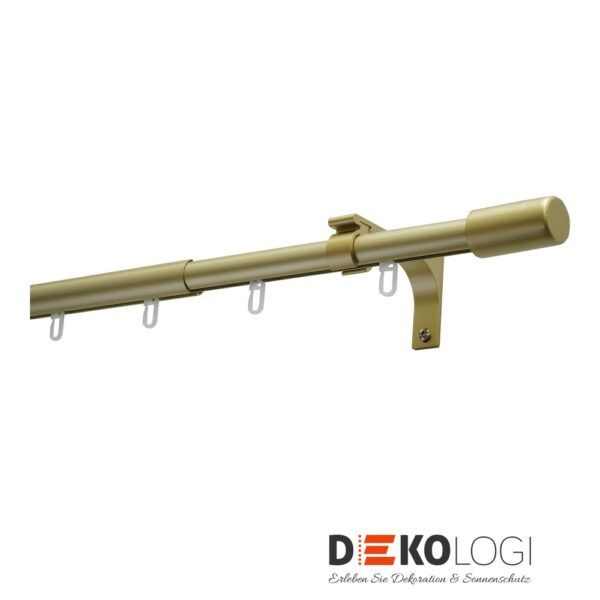 Gardinenstangen-Set Thasos Ø 19/22 mm – Gold-Matt