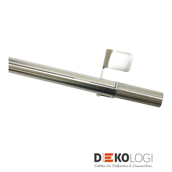 Klemmstange Press&Go Zylinder Ø 8/10 mm – Edelstahl-Optik