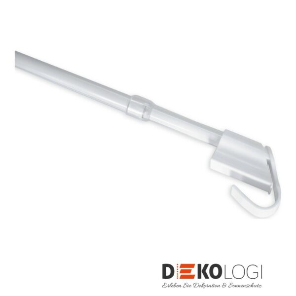 Klemmvitrage Ø 10/12 mm – Weiß