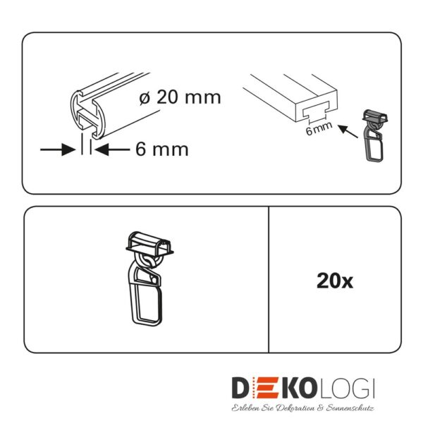 Klickgleiter Maxi – Weiß