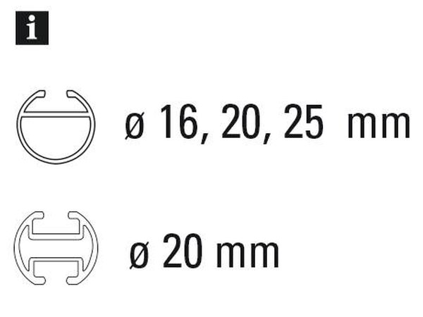 Kreuz-Adapter für Universal Wandträger Montage