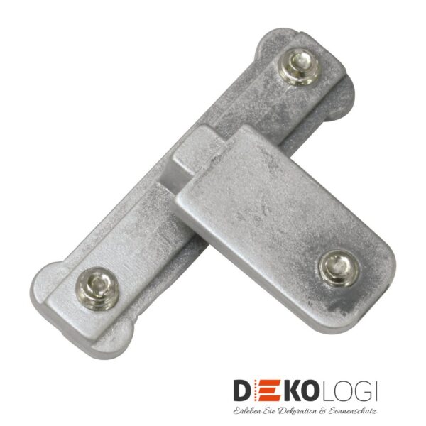 Kreuz-Adapter für Universal Wandträger – Silber