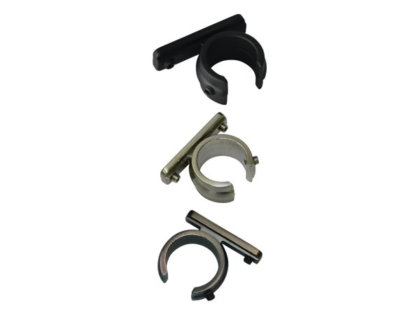 Ring-Adapter für Universal Wandträger Chicago in Schwarz-Matt, Edelstahl-Optik, Bronze, Titan und Weiß