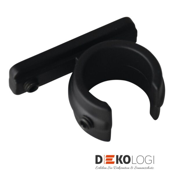 Ring-Adapter für Universal Wandträger Chicago – Schwarz-Matt