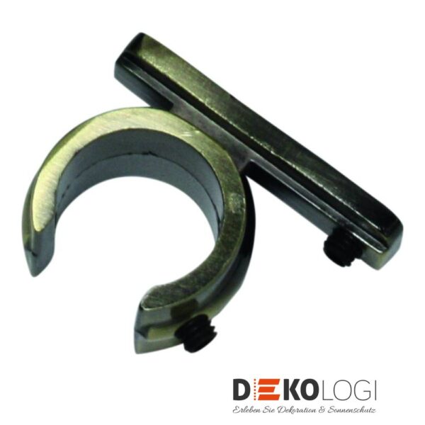 Ring-Adapter für Universal Wandträger Memphis Ø 16 mm – Messing-Antik