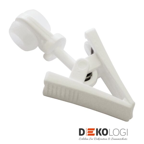 Rollringe mit Klammer – Weiß