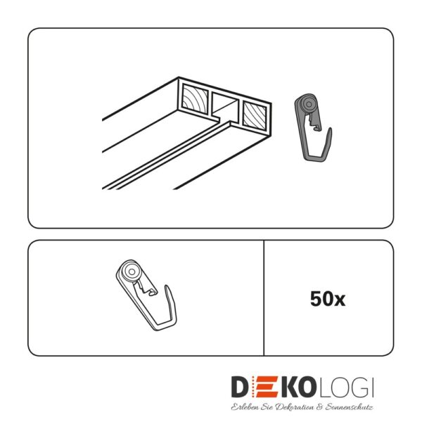 Rollringe UV-beständig – Weiß
