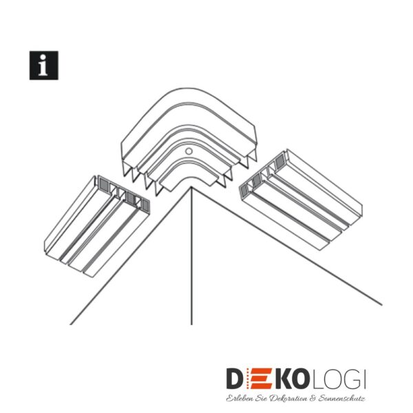 Rundbogen für Verlängerung GE/GK – Weiß GE3 & GK3