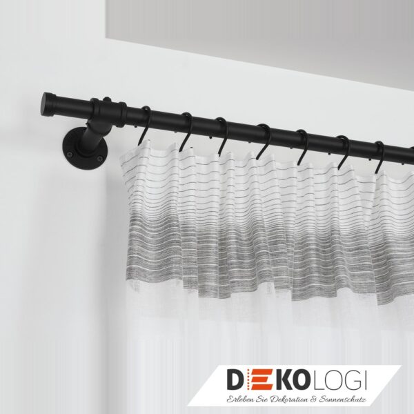 S-Haken Industrial Home für Ø 25 mm – Schwarz