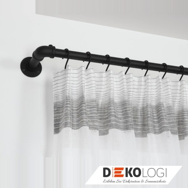 S-Haken Industrial Home für Ø 25 mm – Schwarz
