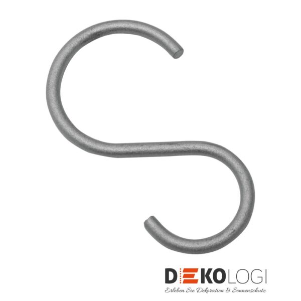 S-Haken Industrial Home für Ø 25 mm – Silber