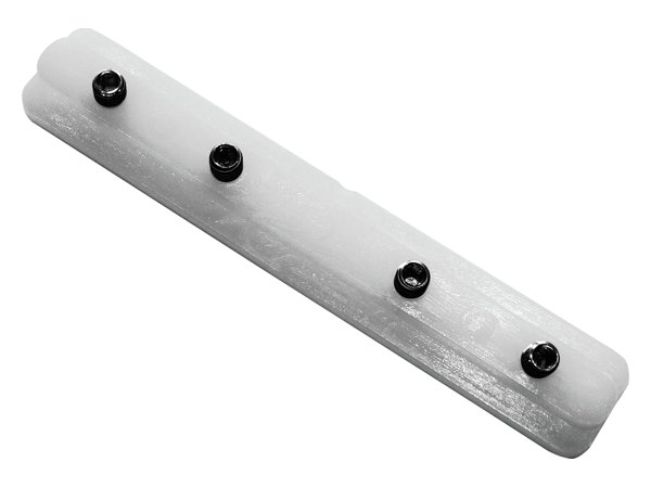 Schienenverbinder für Alu-Vorhangschiene Lucy in Weiß