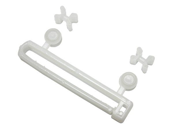 Schlaufengleiter mit Rollen/X-Gleitern in Weiß