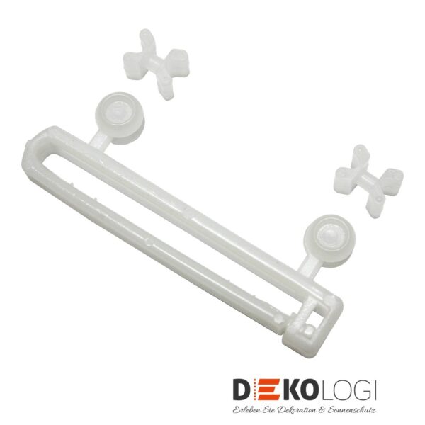 Schlaufengleiter mit Rollen/X-Gleitern – Weiß