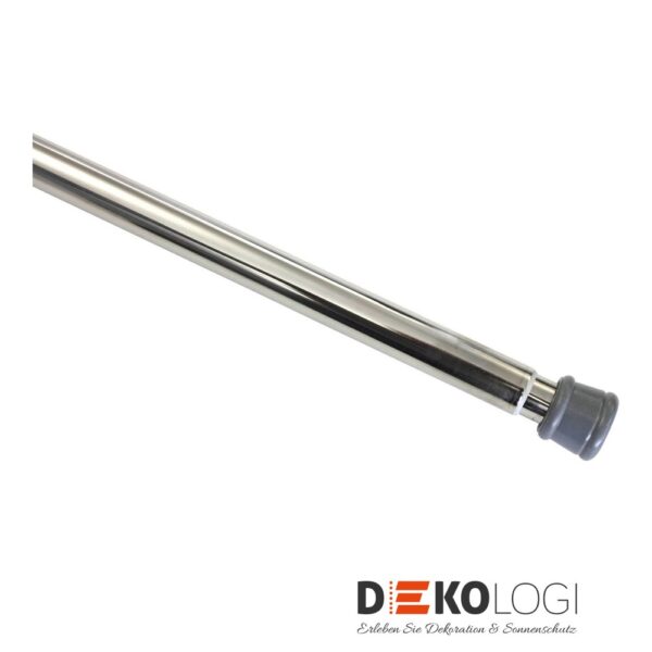 Spannstange Ø 23/26 mm, 80–220 cm – Nickel-Optik